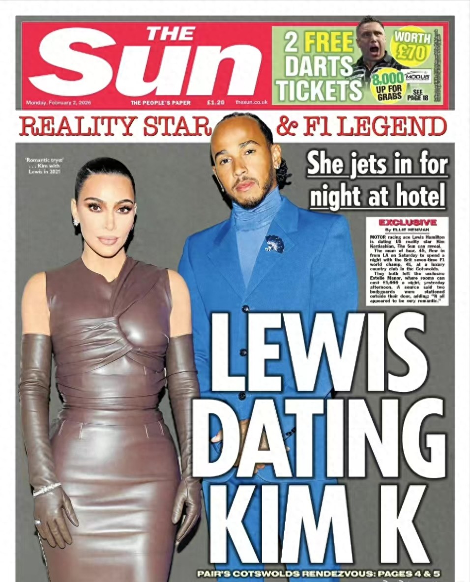 卡戴珊汉密尔顿秘恋一月，十年好友变恋人，汉密尔顿第八冠要凉