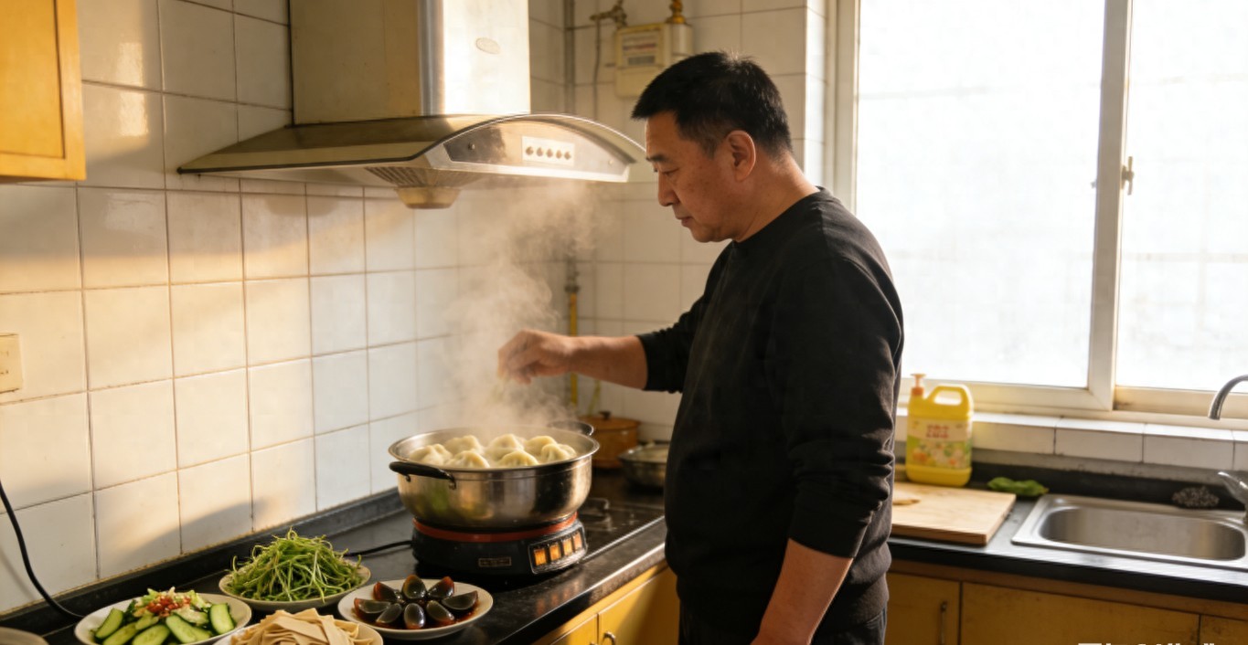 57岁于谦独自过小年，一餐简单看尽人间真实