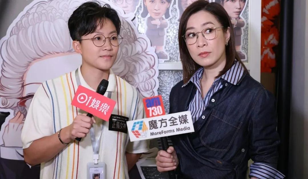 TVB视后佘诗曼现身新剧宣传，直言内地先播或影响香港收视