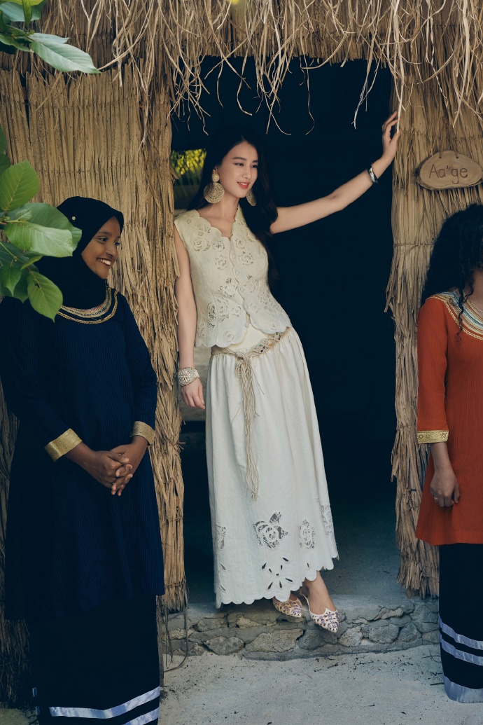 黄圣依海岛写真 ??