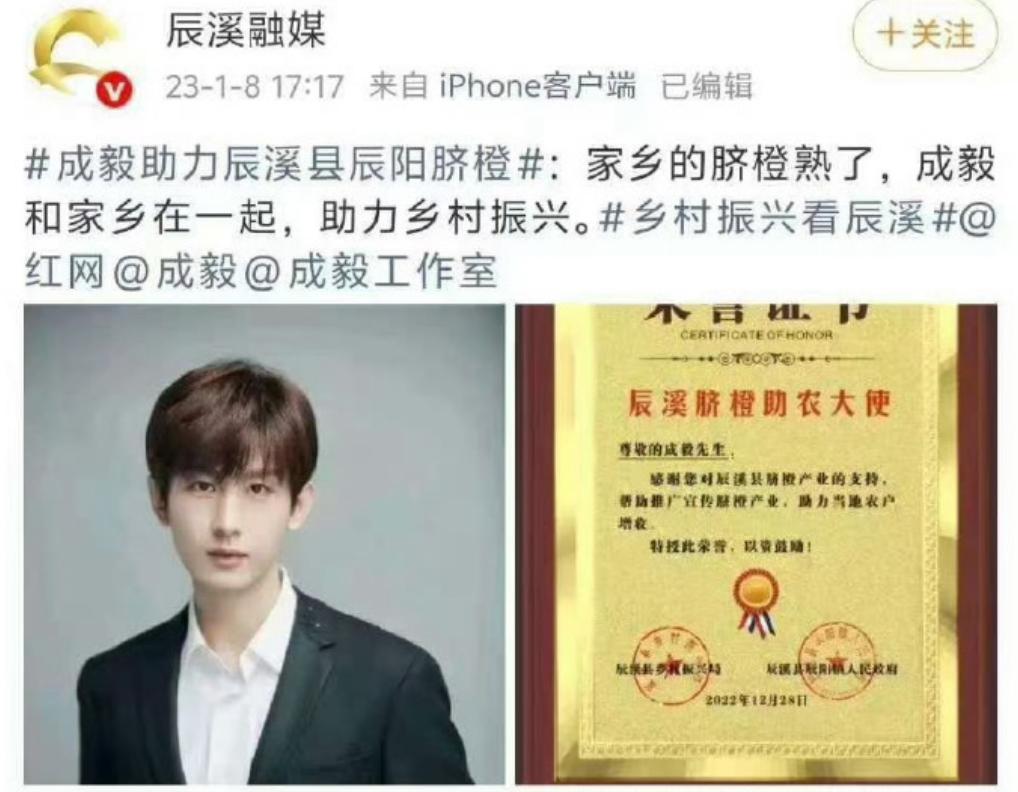 成也饭圈败也饭圈！35岁成毅突传坏消息，原来他和王一博处境一样