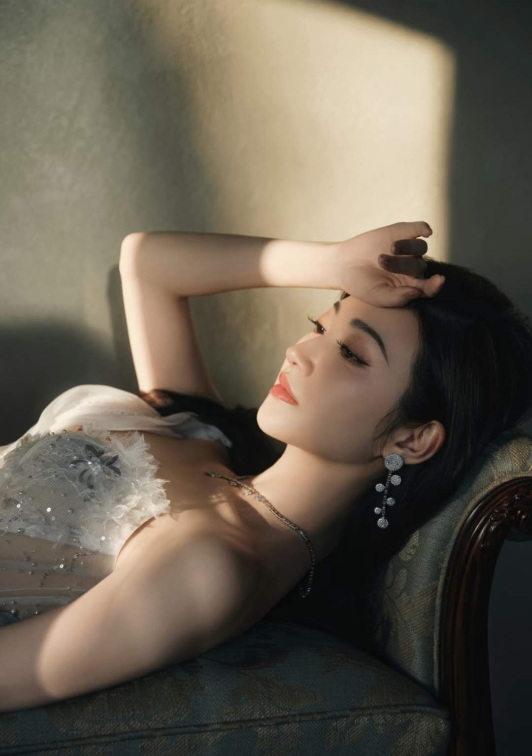 景甜，清冷白月光，好漂亮啊！