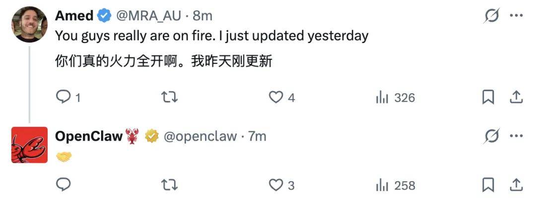 Openclaw 龍蝦五天五連，24小時兩更，火力全開！到底更新了些什么
