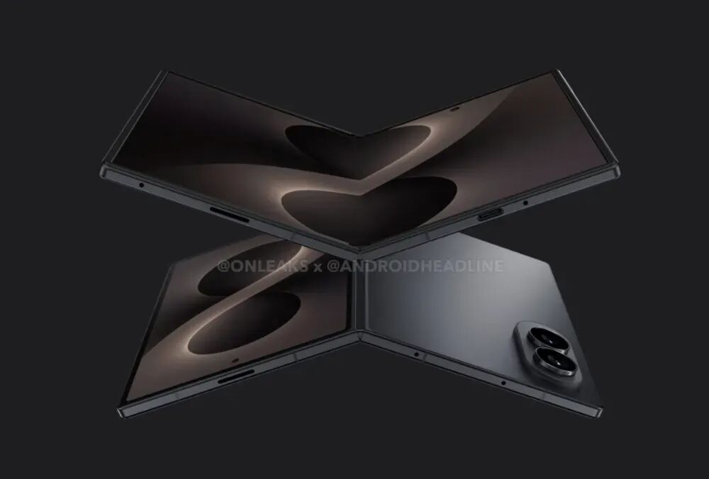 三星闊折疊渲染圖曝光，Galaxy Z Fold 8寬屏版