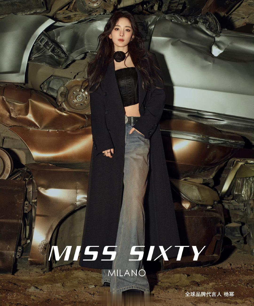 杨幂官宣miss sixty以来的物料大片，每一张美得很震撼
