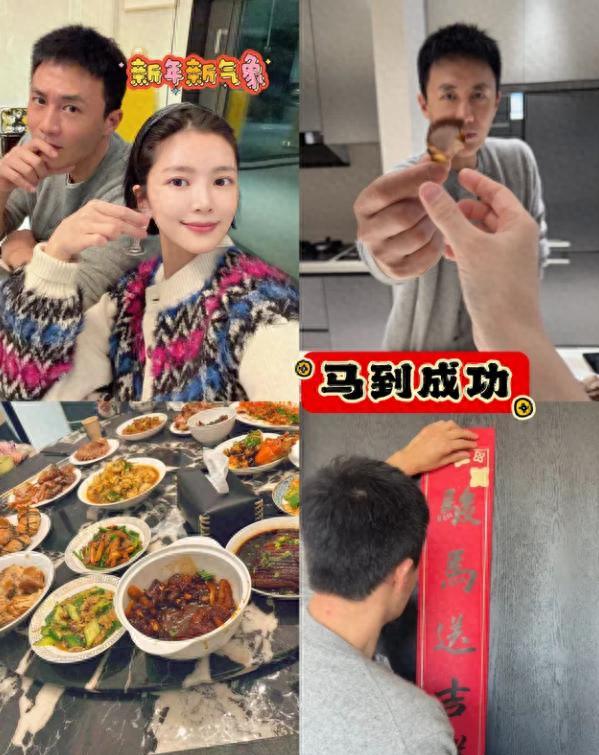 杜淳除夕晒年夜饭！厨艺非常棒，爸爸杜志国陪孙女玩妈妈一头白发