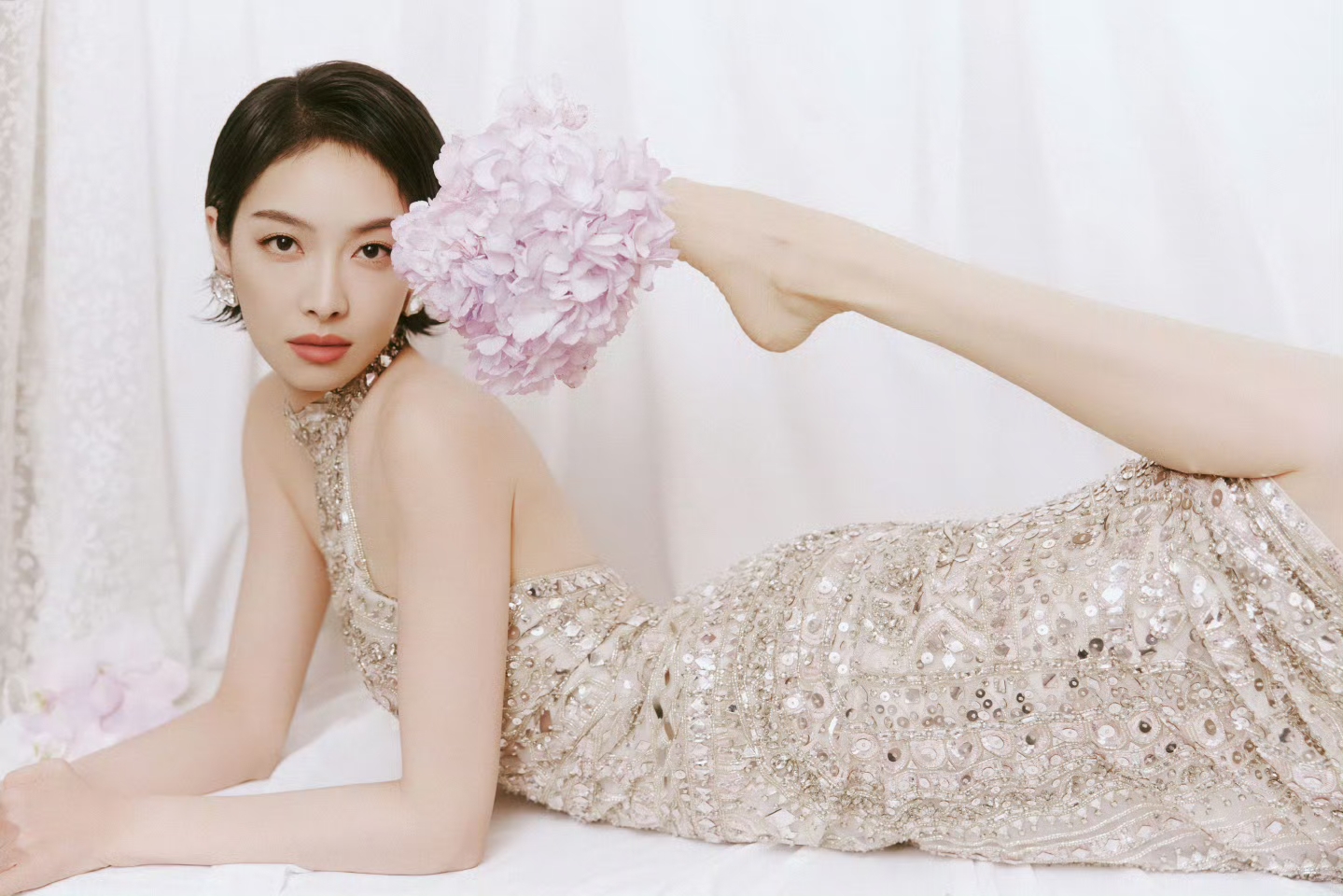 宋茜短发造型太美了