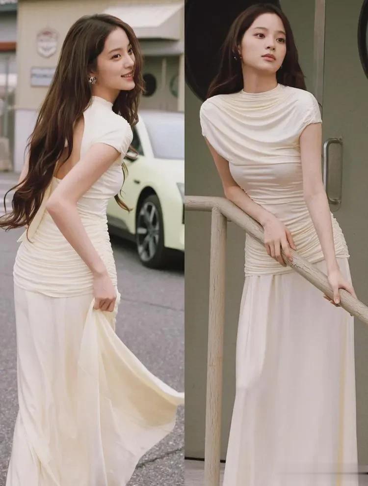 欧阳娜娜不愧春日“时髦精灵”！3套穿搭可复古可甜酷也可很温婉