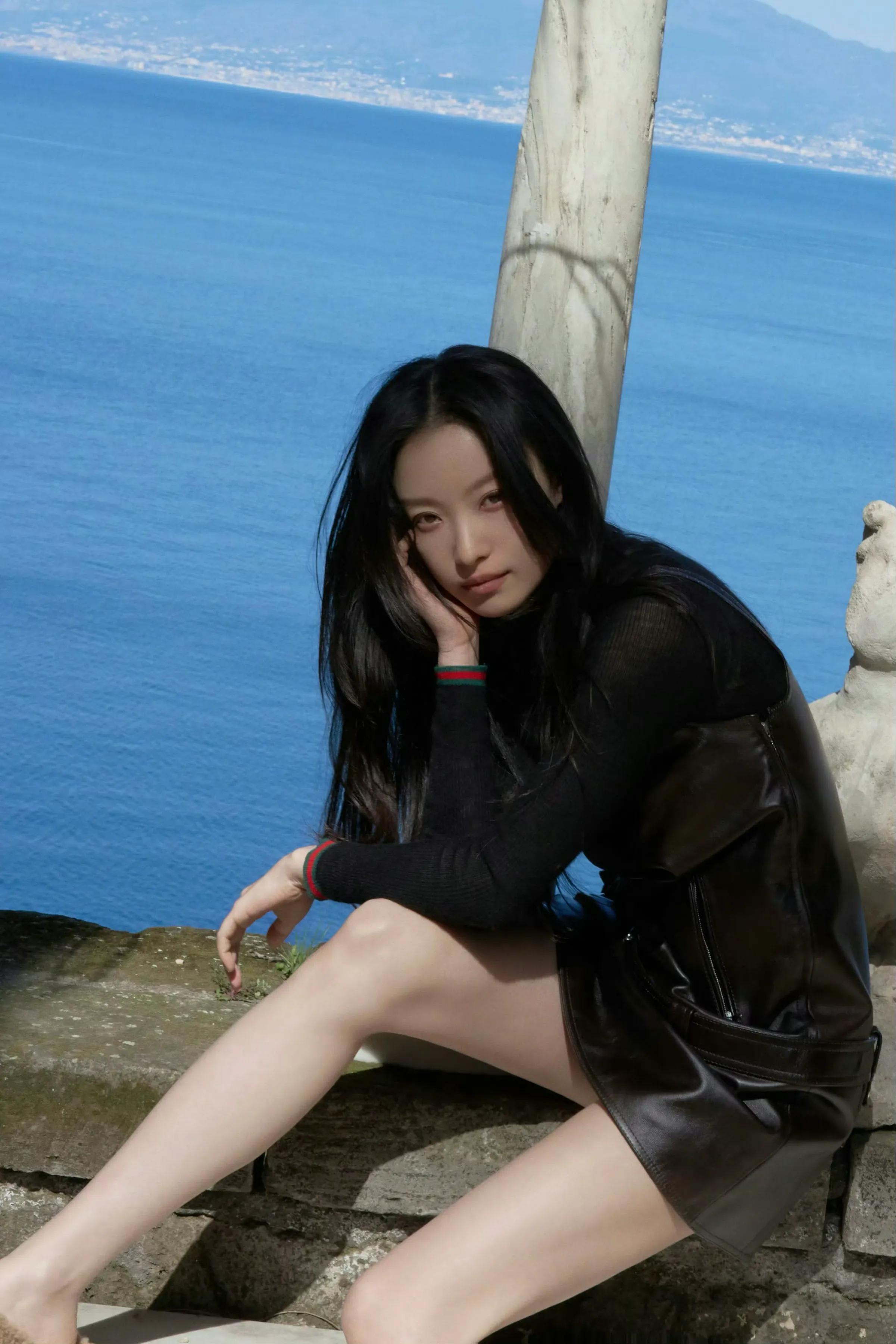 倪妮的腿好白好滑