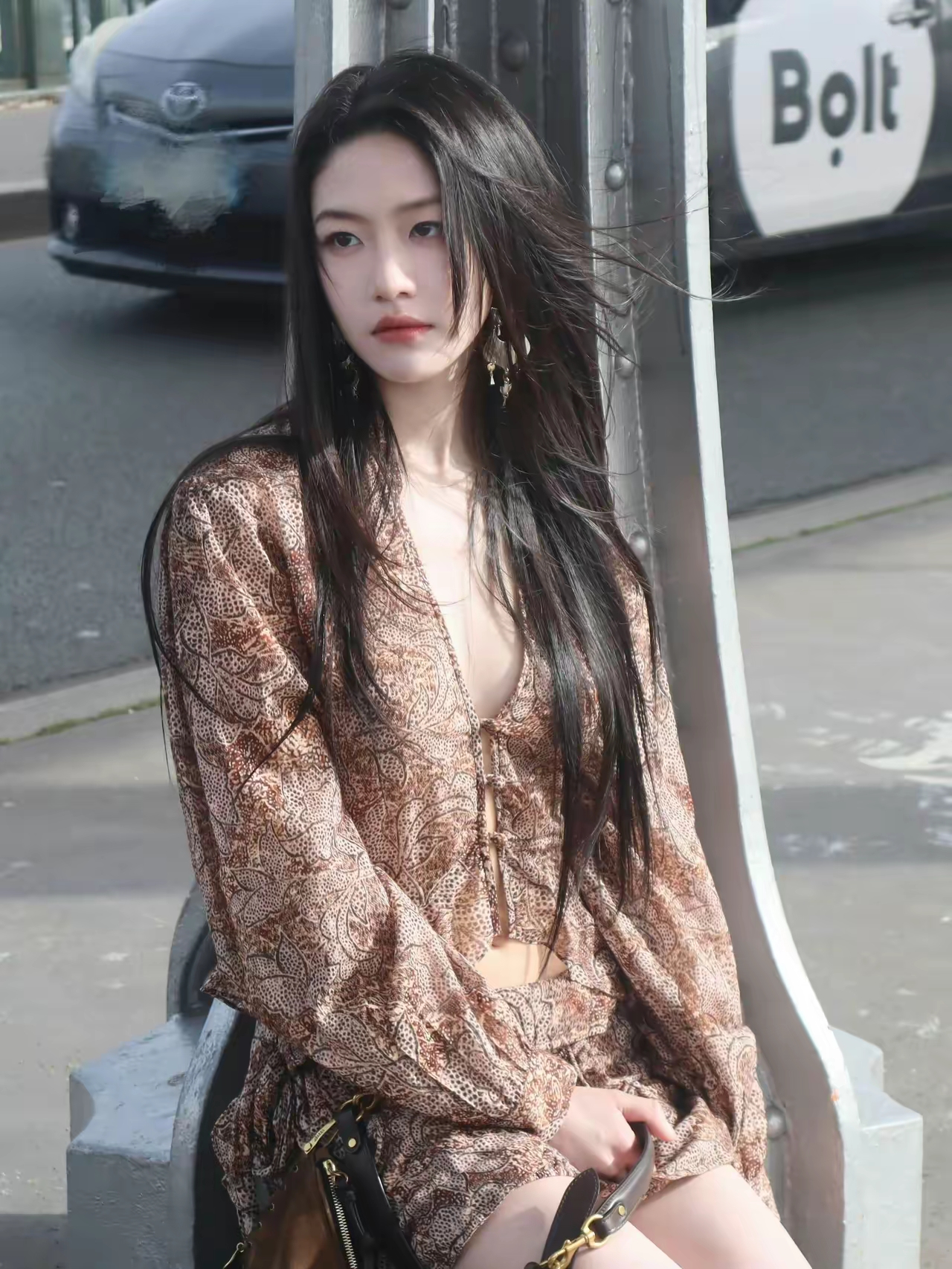 向涵之 复古碎花yyds 松弛感真绝9