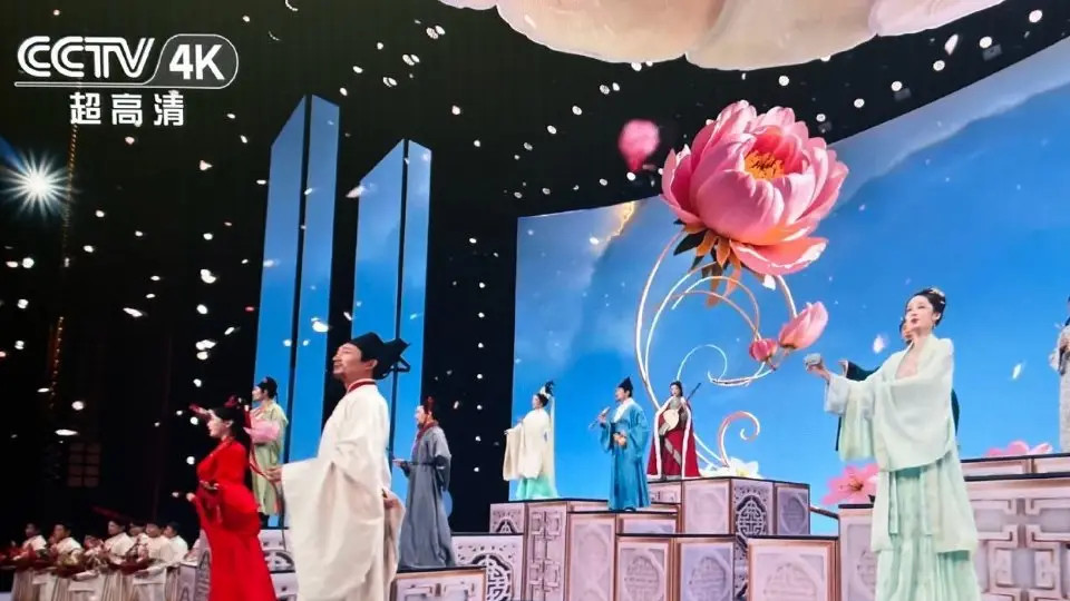 春晚《贺花神》封神！AI技术+神级还原，这波国潮太硬核