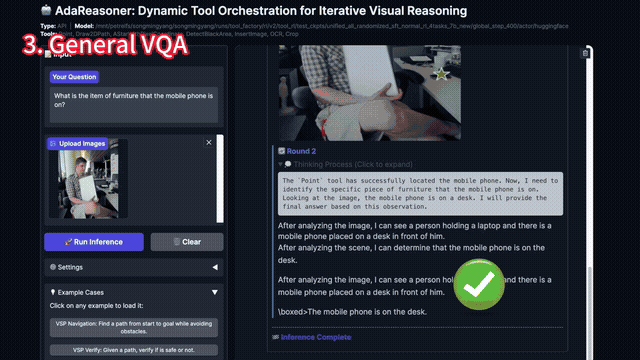 AdaResoner實現Agentic Vision的主動「視覺工具思考」