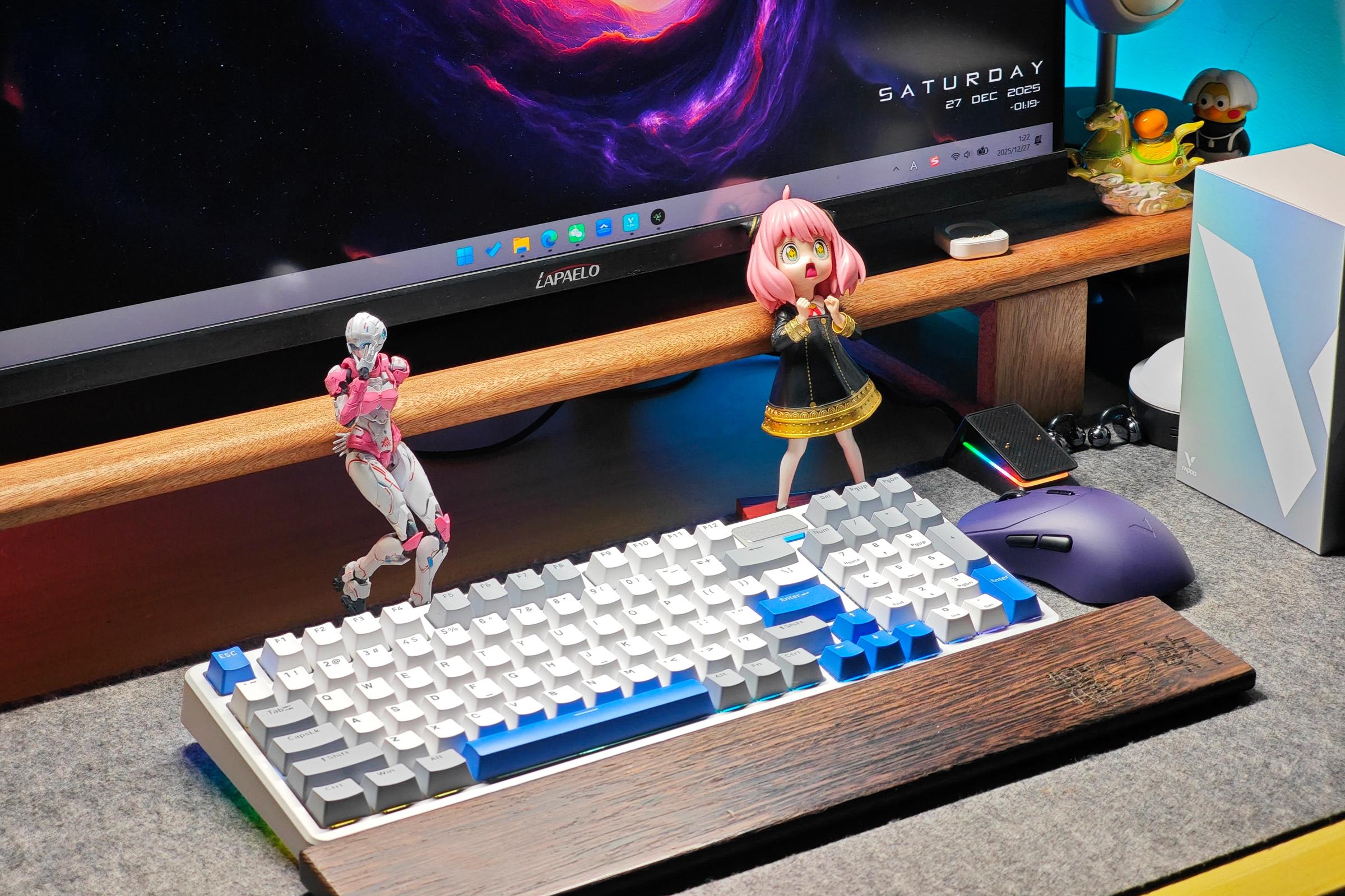 超能最强续航无线键鼠搭档：雷柏VT9 MAX +V700DIY-98长续航版真香