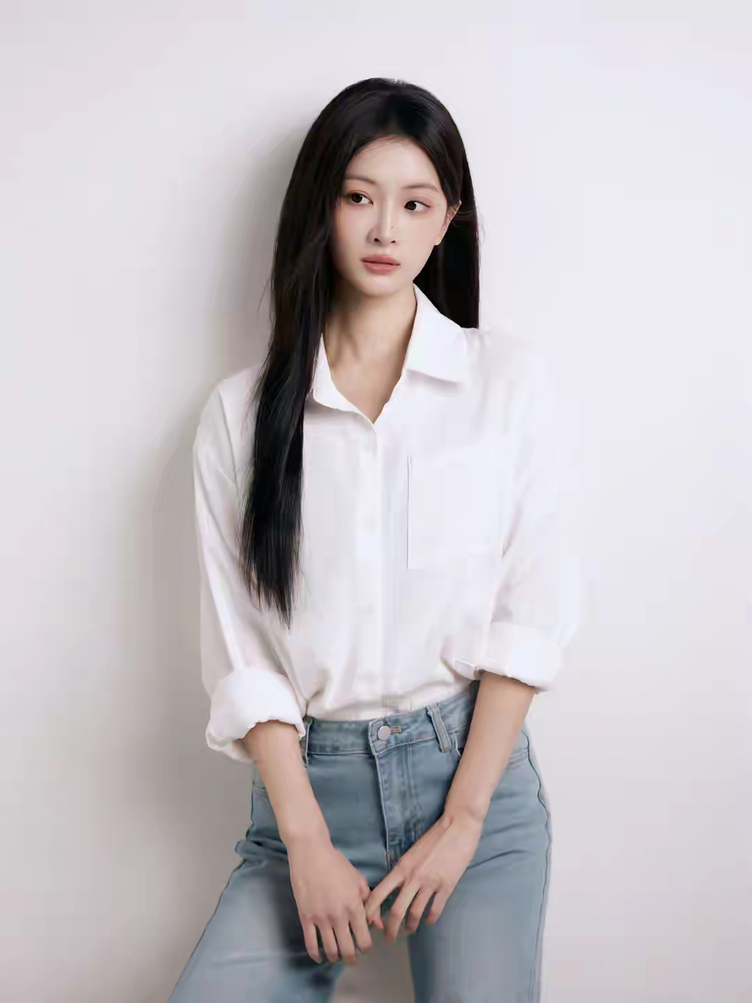 女明星，王若溪，清纯美女