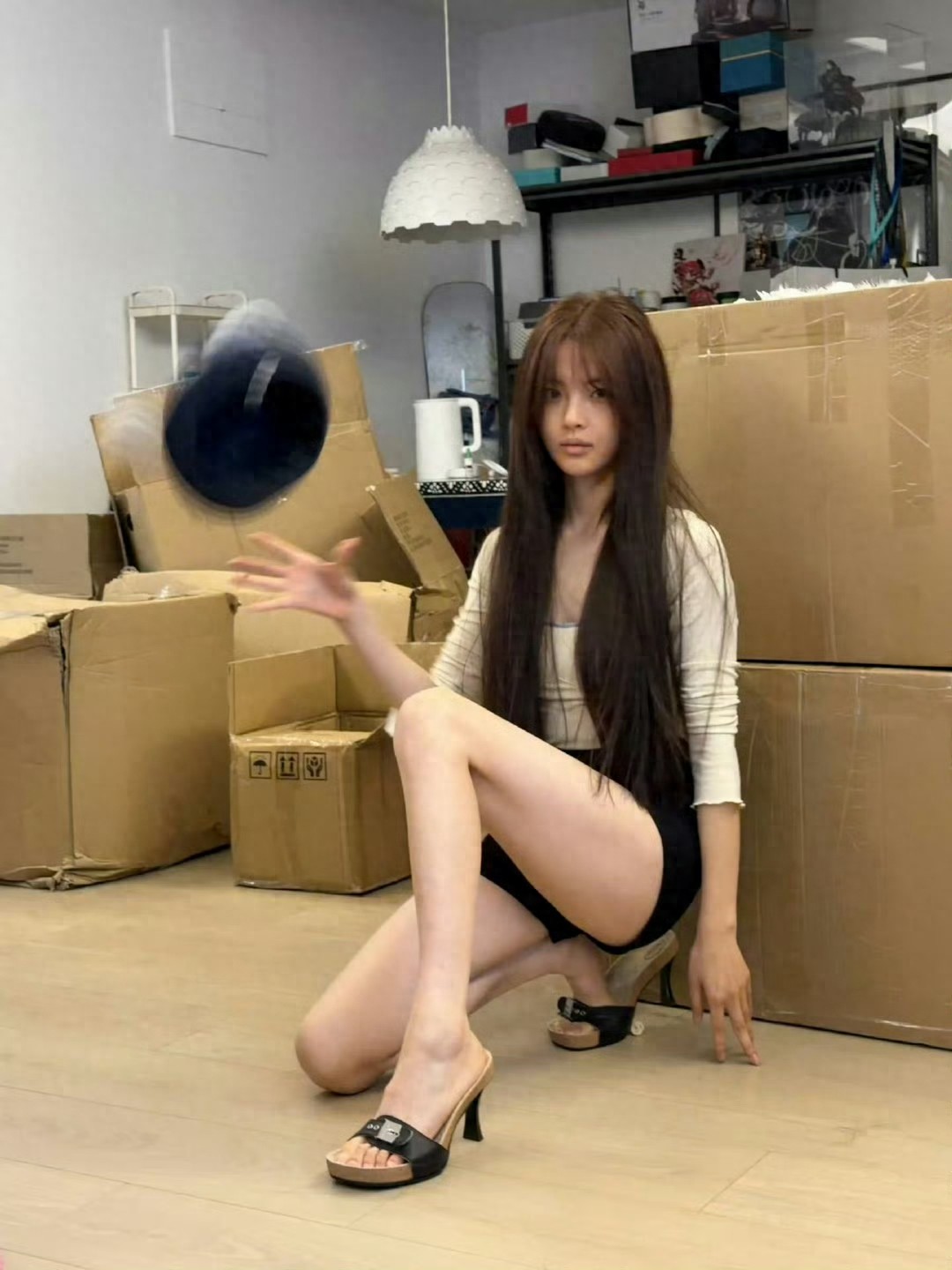 杨超越 大长腿太可了！她就是天生明星