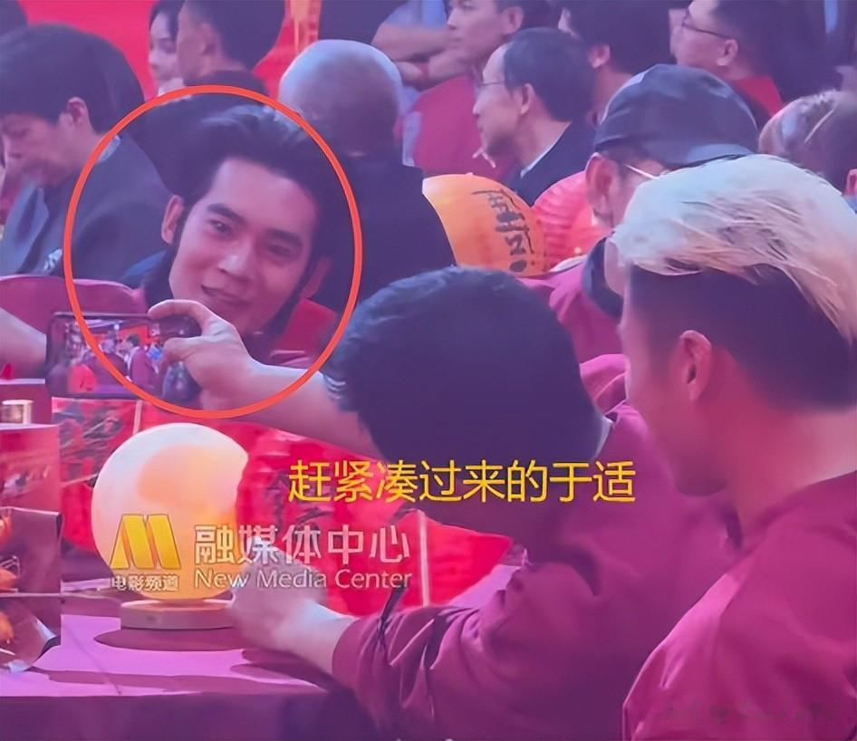 电影嘉年华：成龙找李、袁热聊，吴京挤开谢霆锋猛拍照，于适硬凑