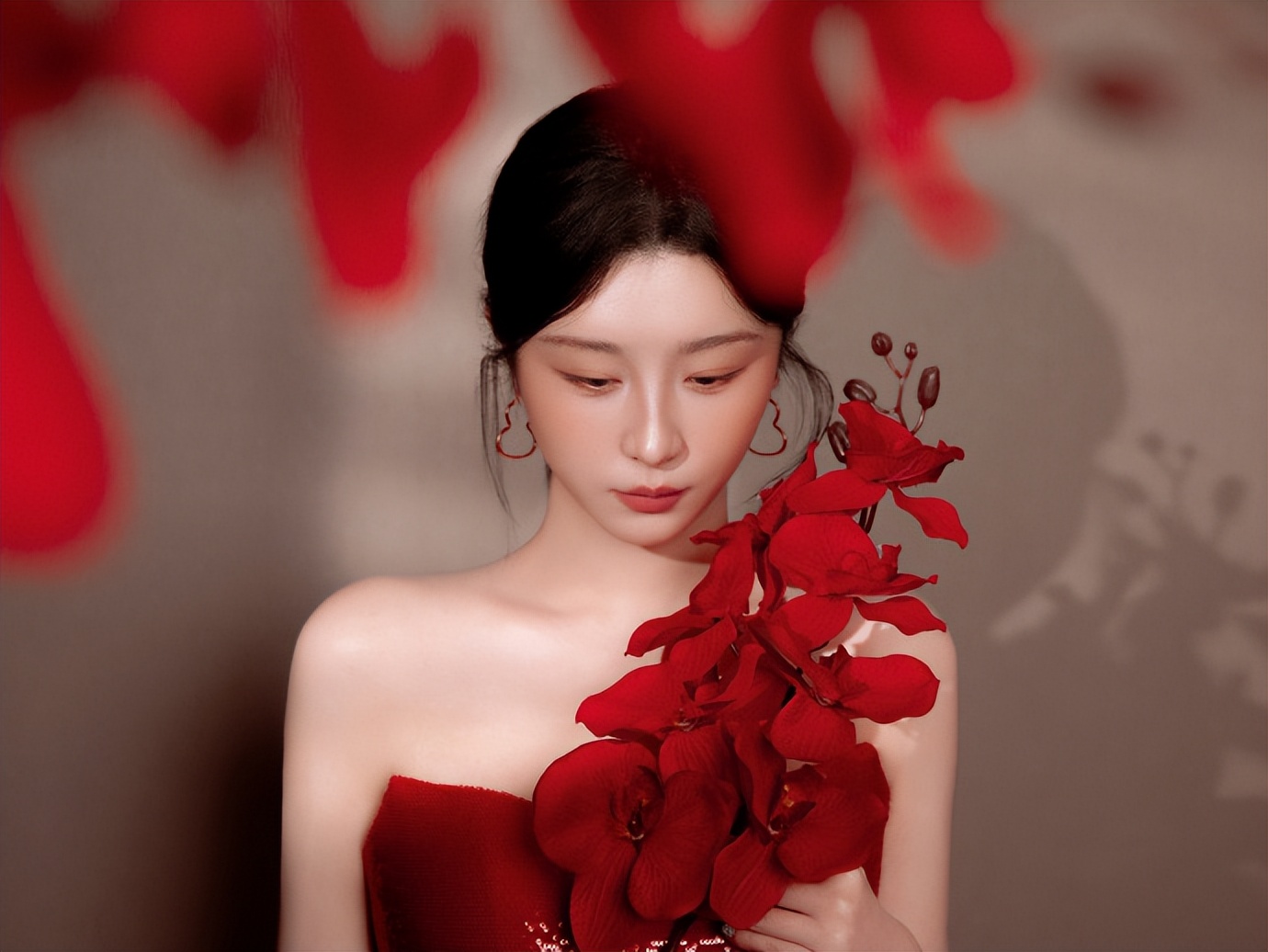 看赵小棠身材五谷丰登，赏容颜又风调雨顺，大气又曼妙。