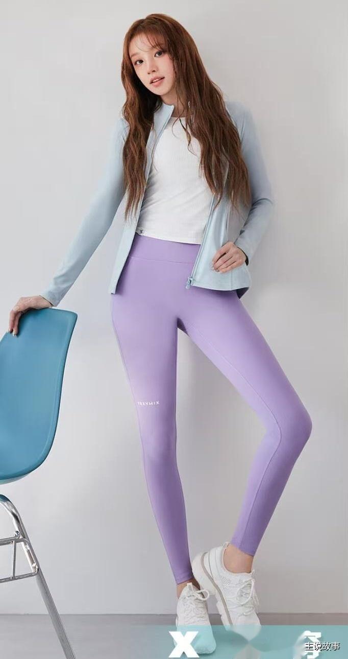 宋雨琦，一组运动感穿搭大长腿，青春无敌气息呀。