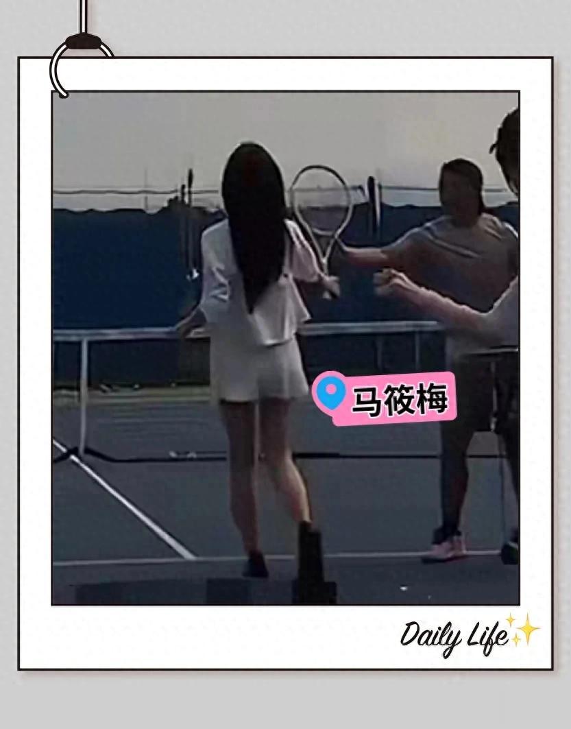 马筱梅产后与闺蜜打网球，身材纤细少女感十足，汪小菲东京被偶遇