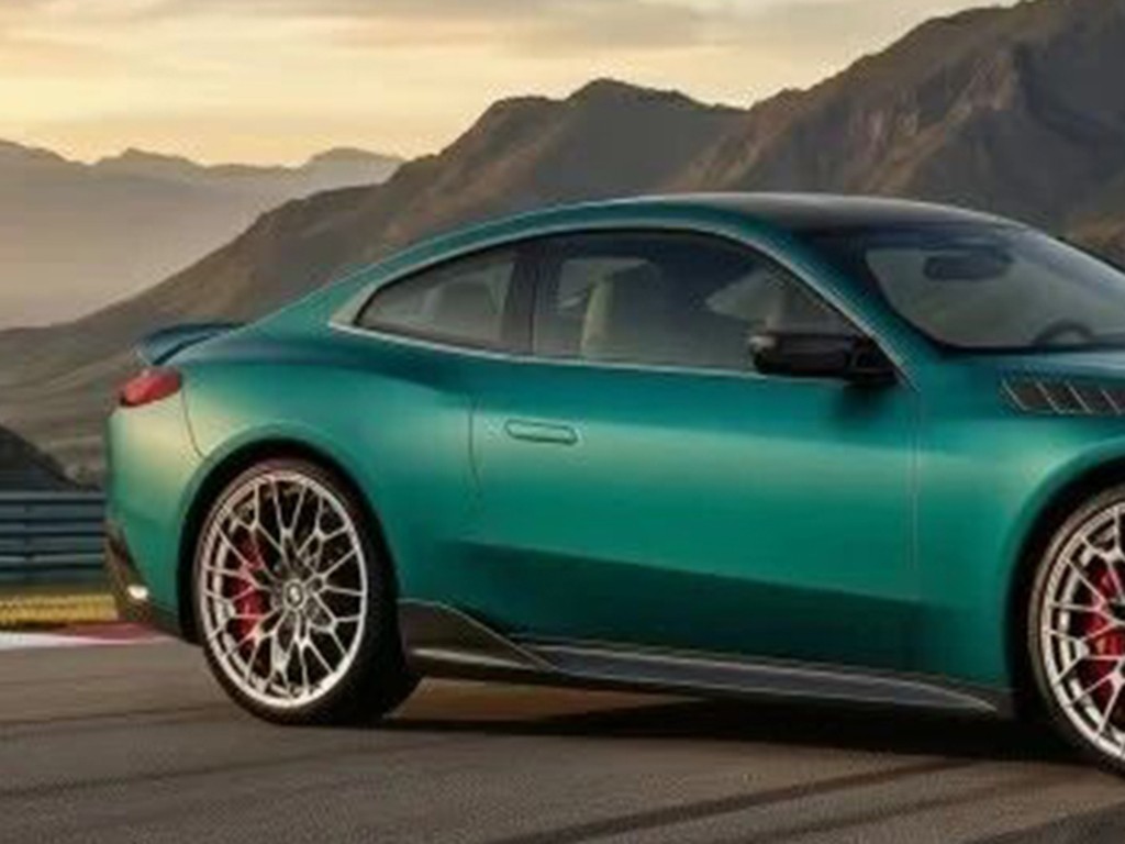 新一代宝马M4渲染图发布!大双肾被取消,外形竟长得像野马?