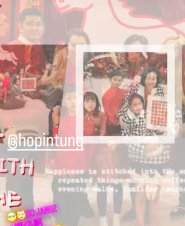 何超琼到何超盈豪宅过年！姐妹俩又搂又抱，跟6岁外甥女穿亲子装