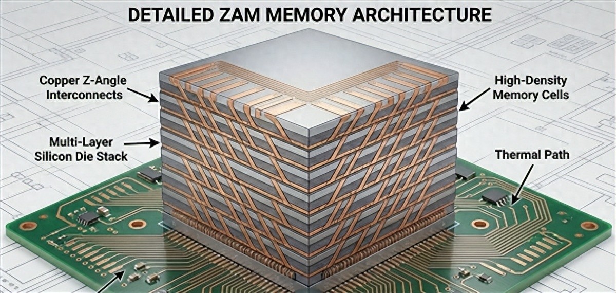 Intel計劃復活內存業務：ZAM單芯片最高512GB 功耗比HBM降低50%