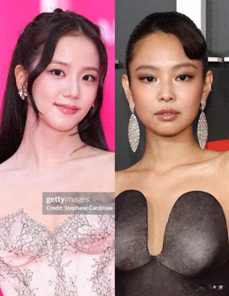 看完金智秀再看Jennie，小肚凸起头发油腻，才知骨相美差距有多大