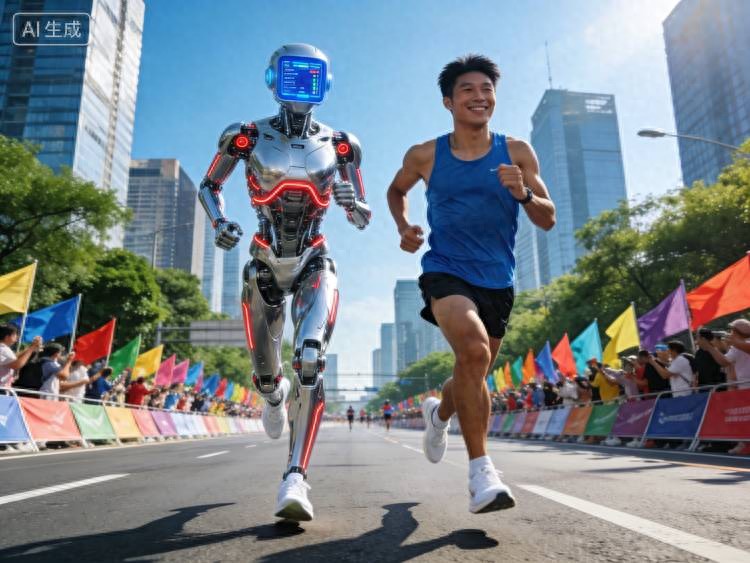2026北京亦莊人形機器人半程馬拉松4月19日舉行，京東提供后勤維修保障