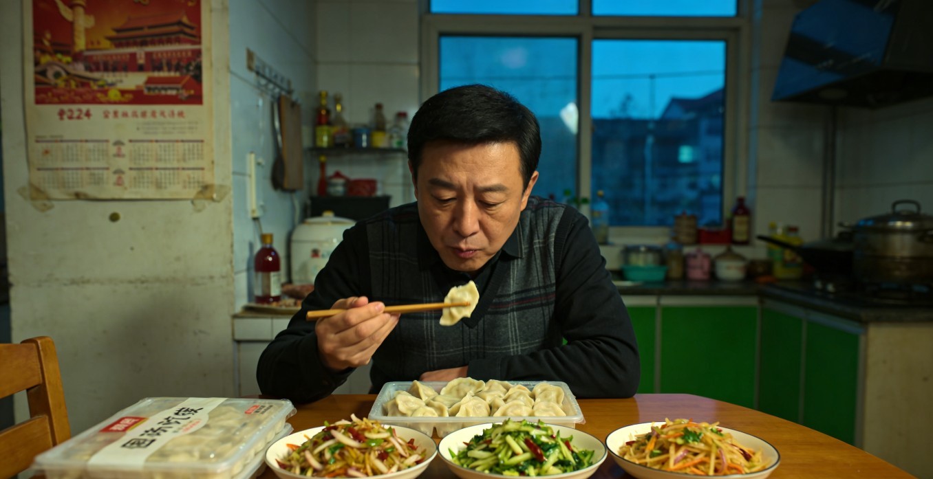 57岁于谦独自过小年，一餐简单看尽人间真实