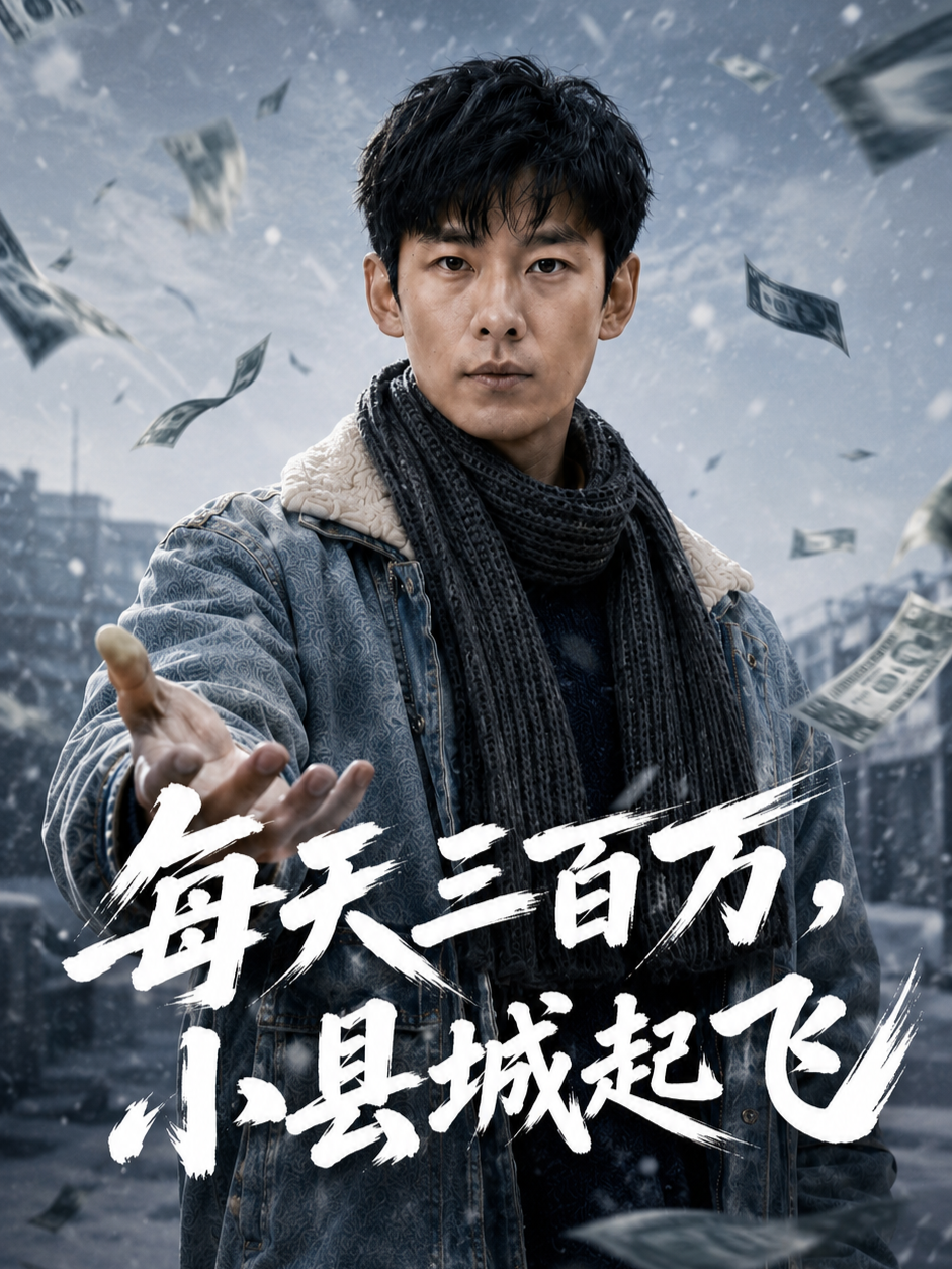 每天三百万，小县城起飞海报
