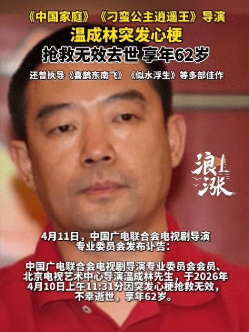 导演温成林离世
