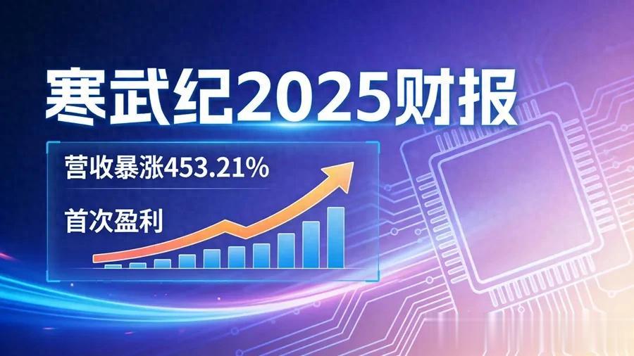 營收暴漲453.21%，寒武紀財報大爆發！