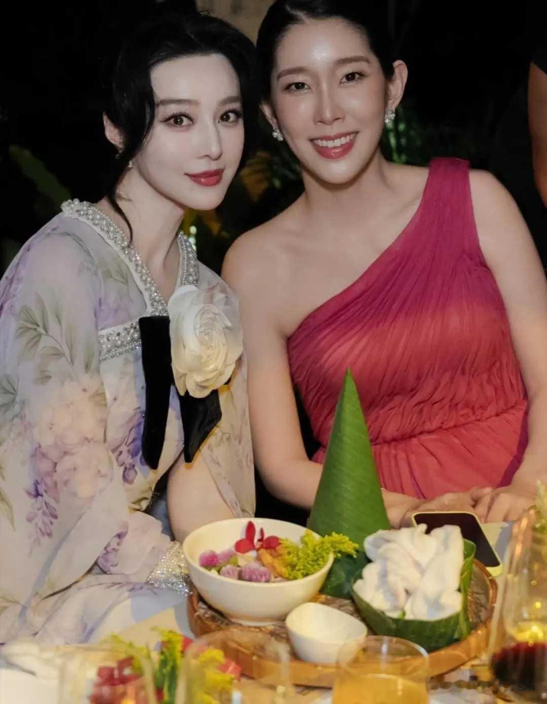 林世玲携男友李政宰出席正大谢家儿媳晚宴，与郎朗老婆吉娜等同框
