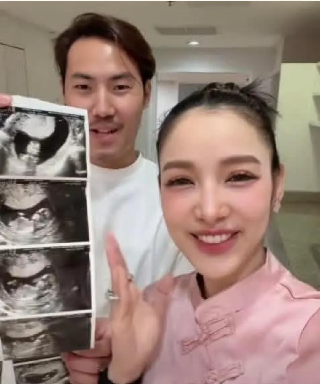 泰星Pat表示怀孕4个月了，是个女宝宝，二婚嫁给小14岁老公