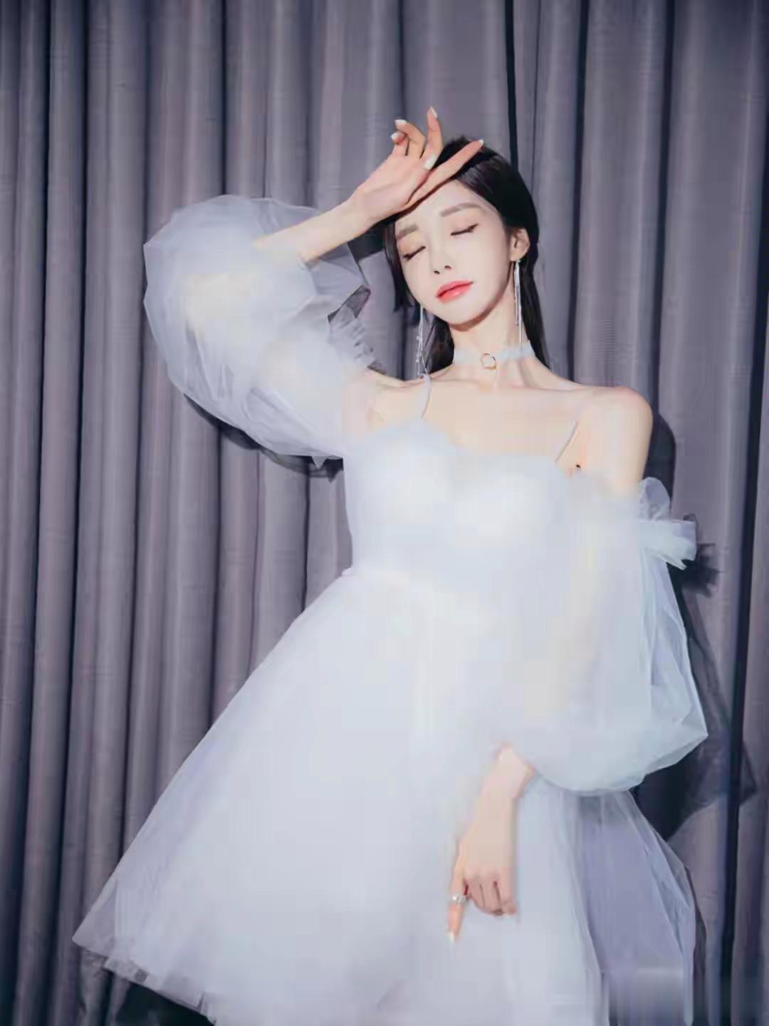孙允珠纱裙造型太美了