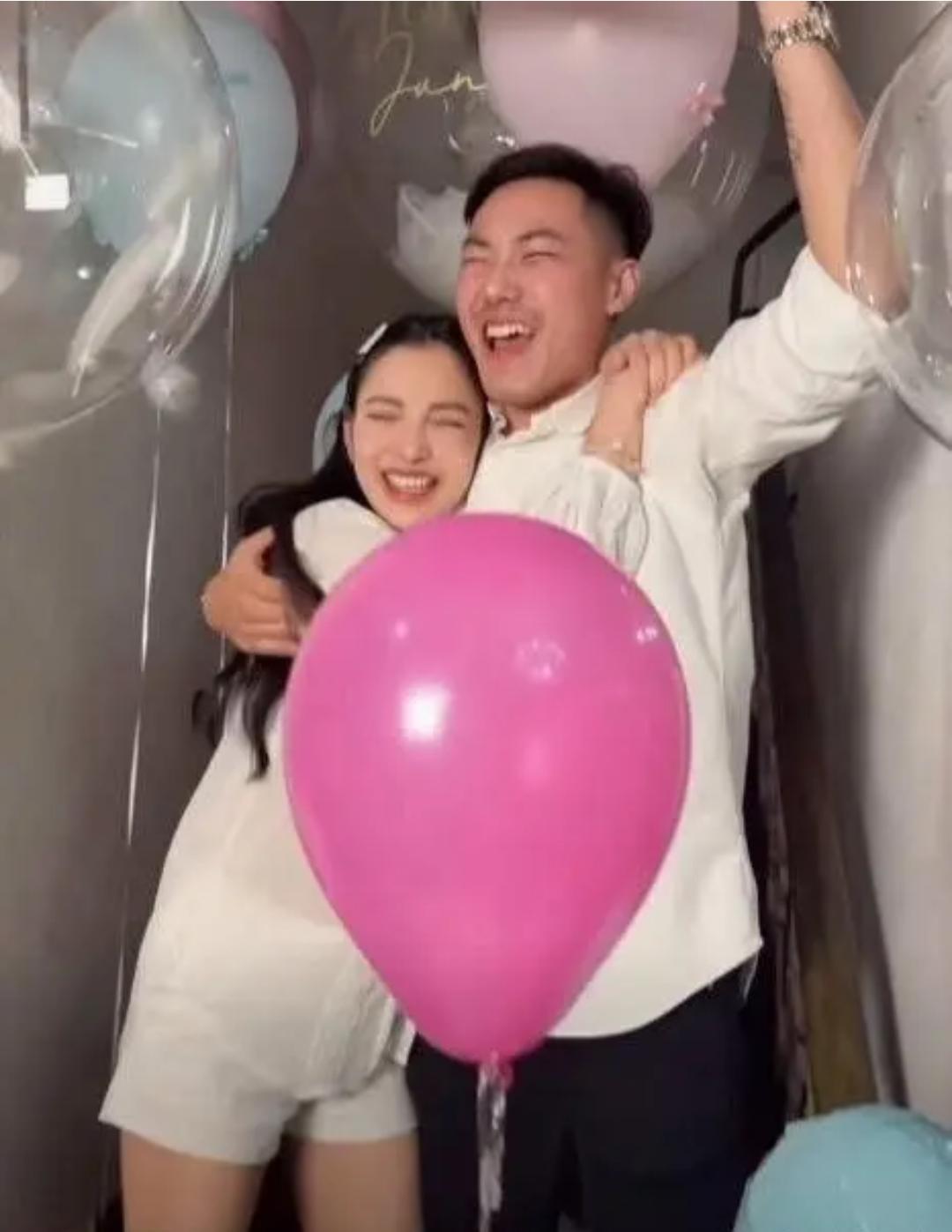泰星Pat表示怀孕4个月了，是个女宝宝，二婚嫁给小14岁老公