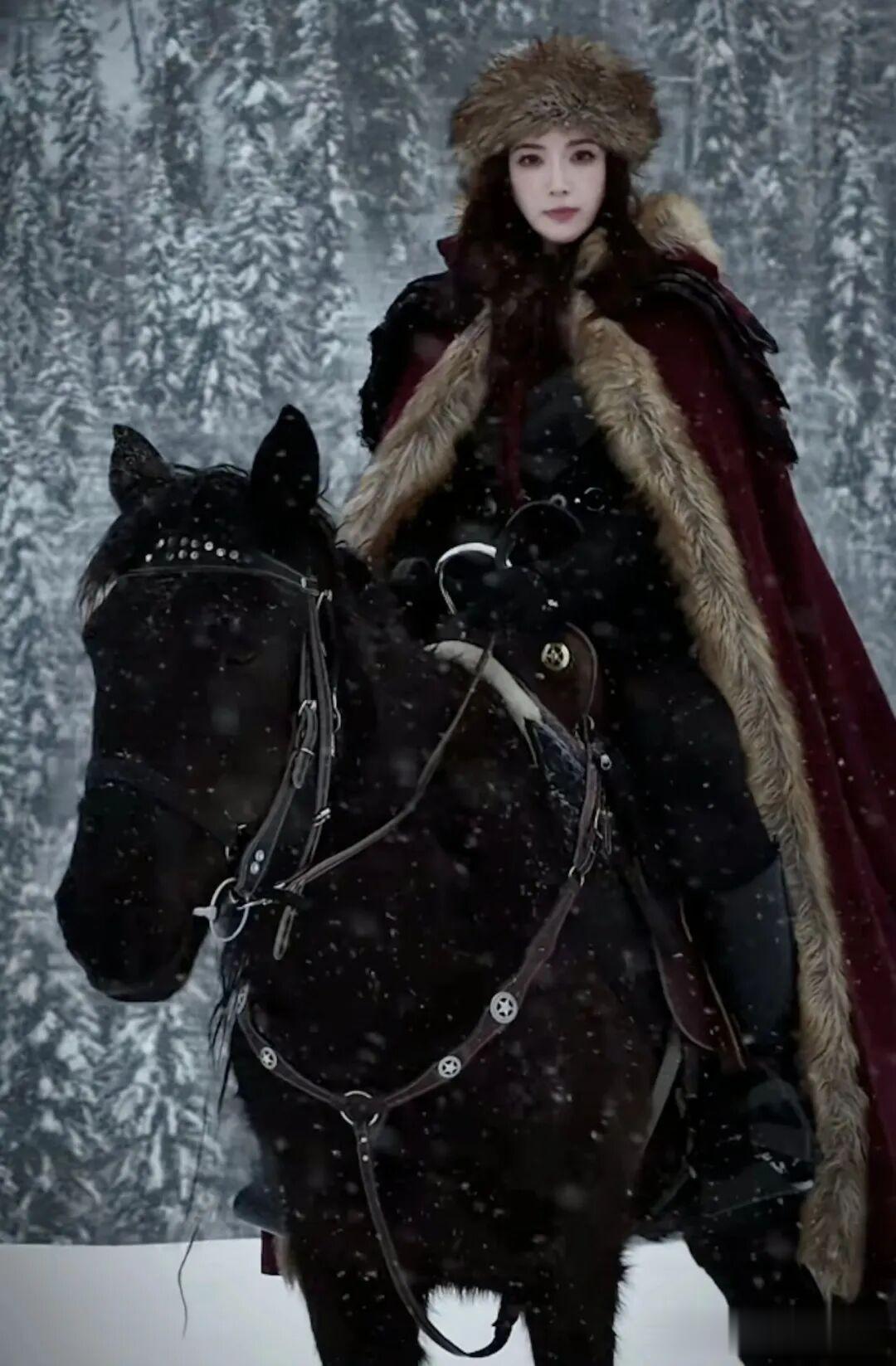 豪门梦碎离婚复出！TVB花旦状态大勇，严寒雪地骑马拍摄面不改容