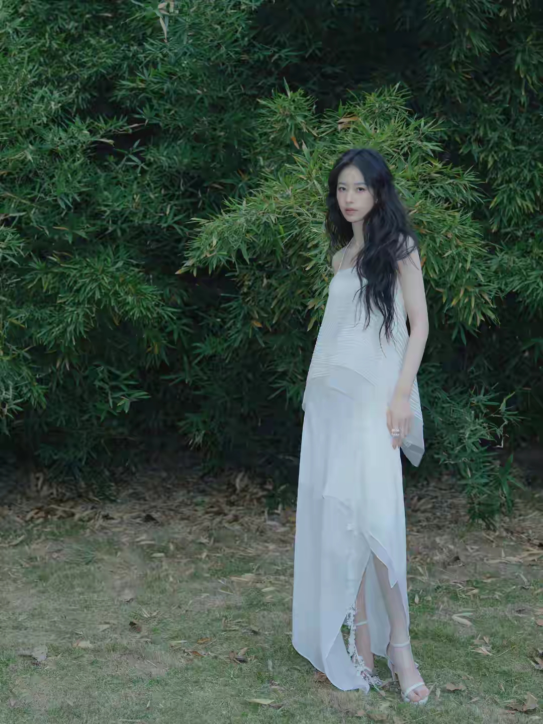 女明星，周雨彤的美脚