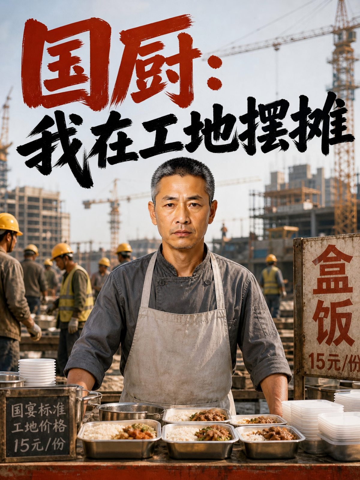 国厨：我在工地摆摊