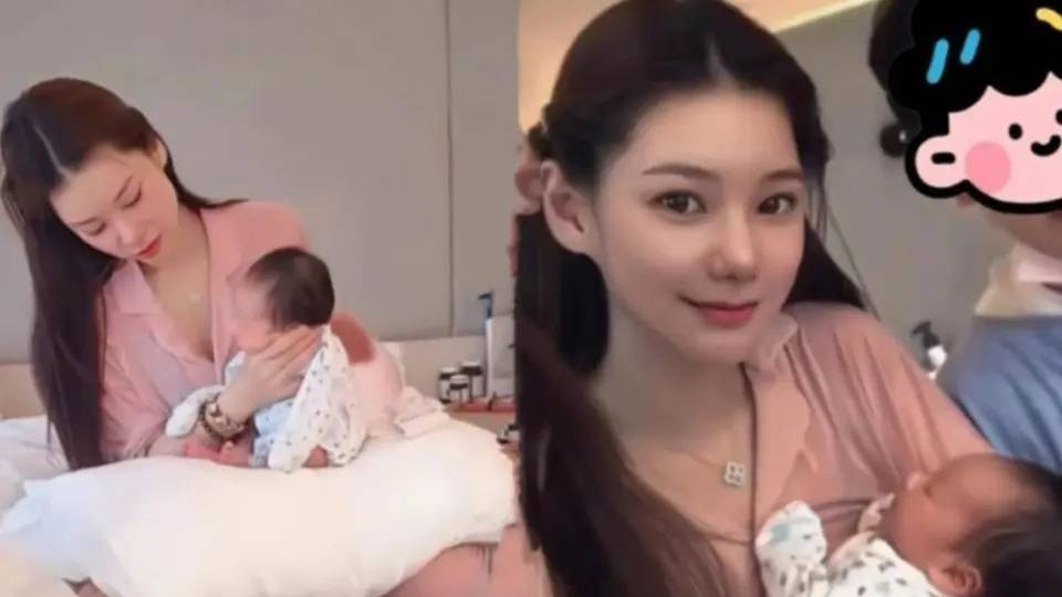 马筱梅给儿子开号，亲儿能晒