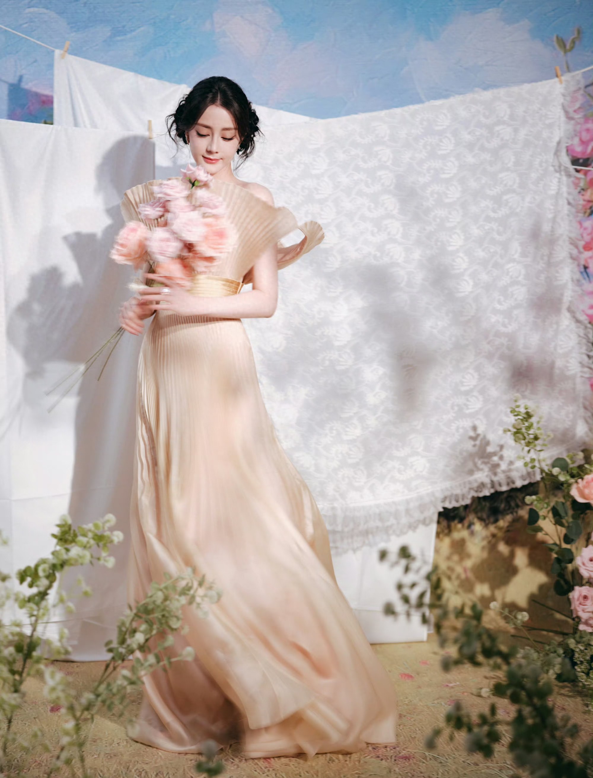 迪丽热巴 春日花仙子