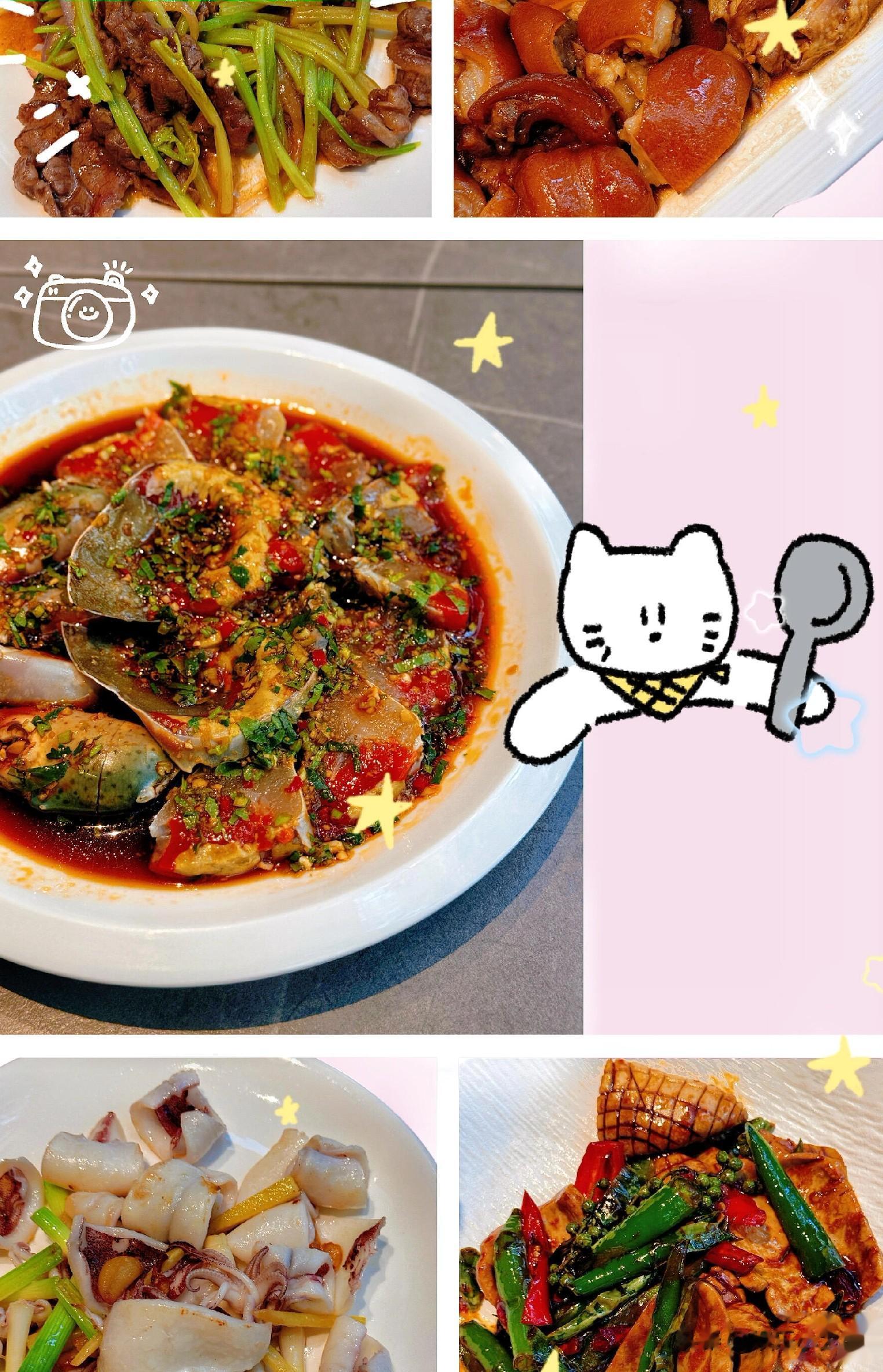 马凡舒分享美照配文:很难管住嘴，人回来了，胃还留在广东！