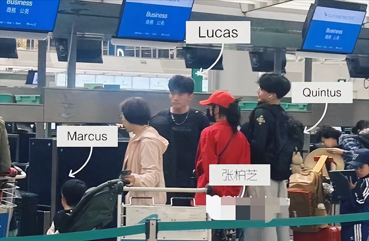 张柏芝被偶遇，一人拿八九件行李堪比搬家！疑和3个儿子澳洲过年