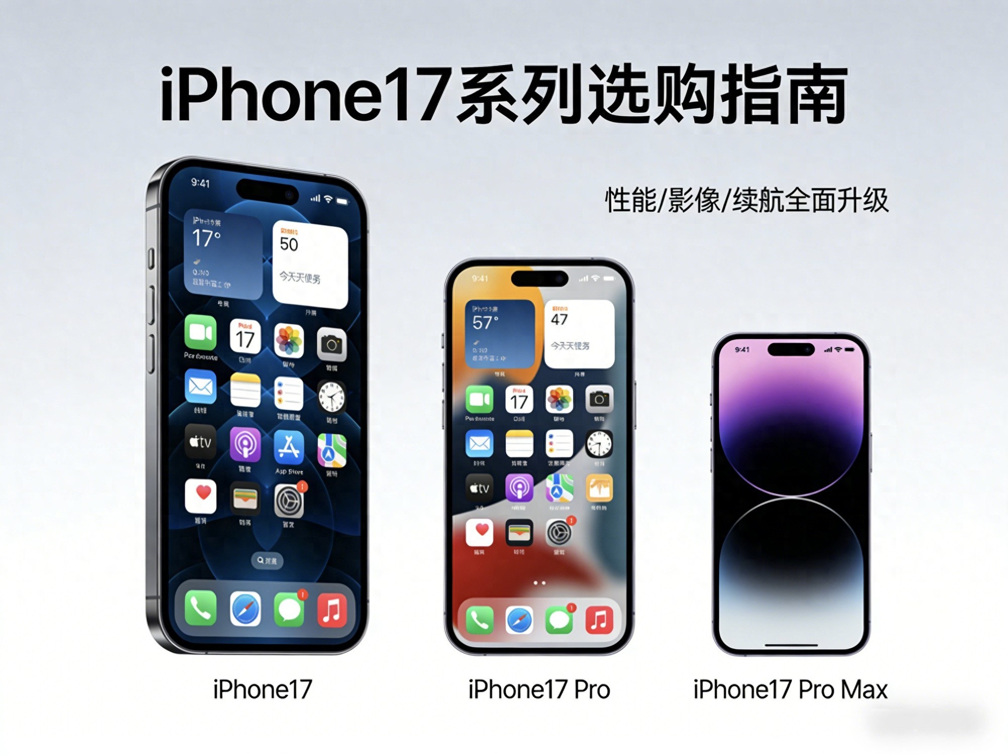 iPhone17e/17/Pro/Pro Max對比 不花冤枉錢的購機攻略