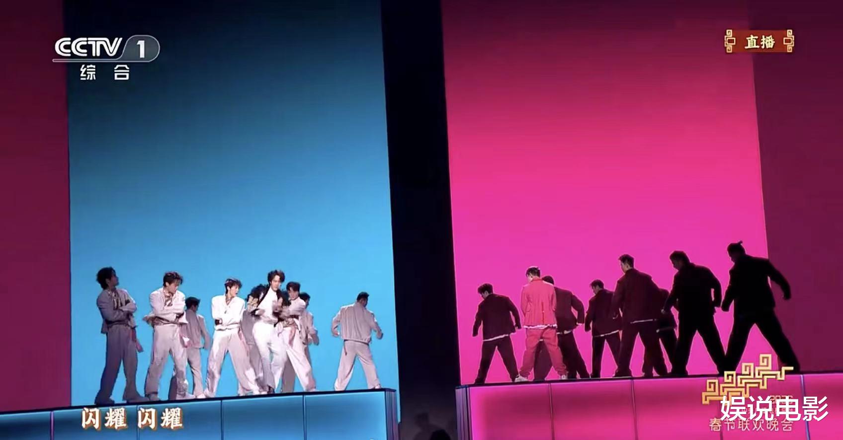 央视春晚收视率最高节目，王一博郭富城酷炫表演夺第一，邓超第二