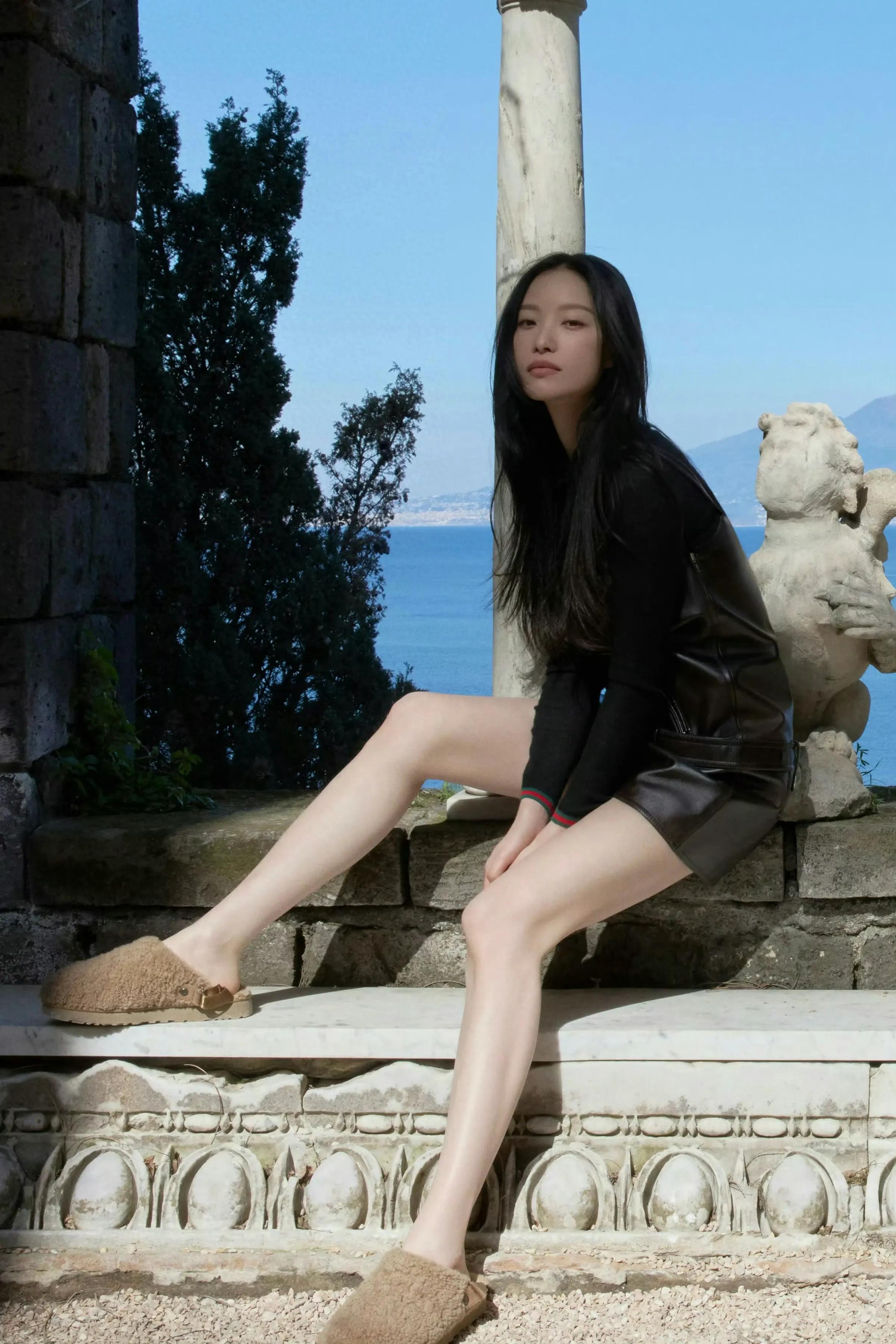 倪妮的腿好白好滑