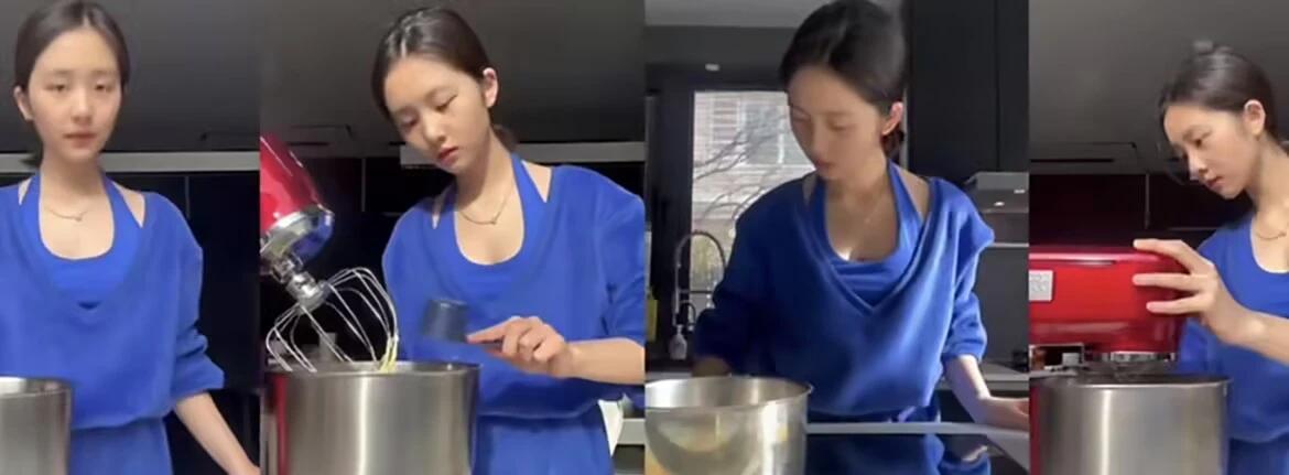 黄多多晒近照被质疑，学生非要走性感路线，风尘味很重人妻感满满