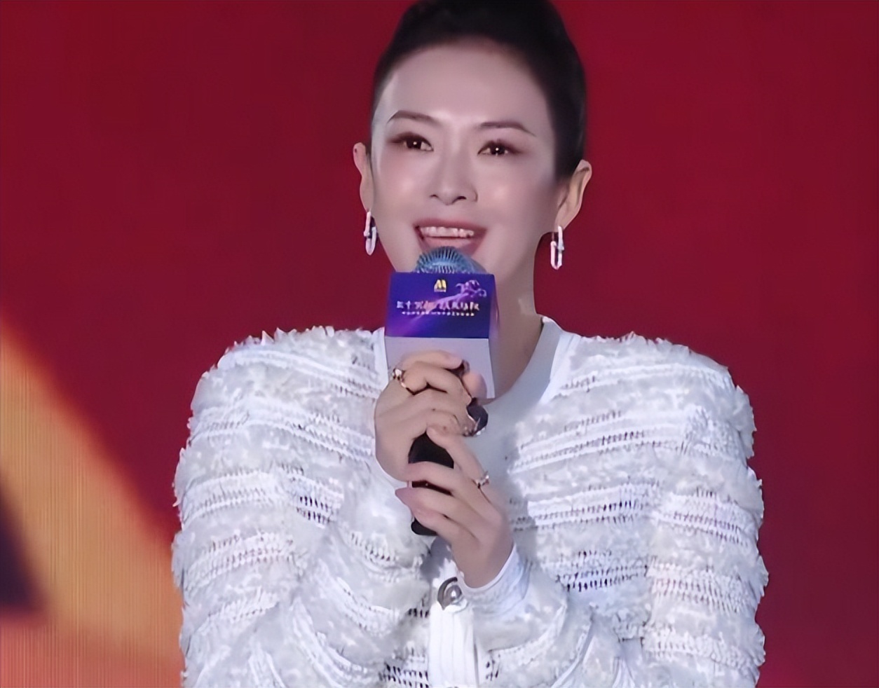 央视镜头下:海清腰臀比无敌了,章子怡女大佬气场,马丽怎么胖这样?