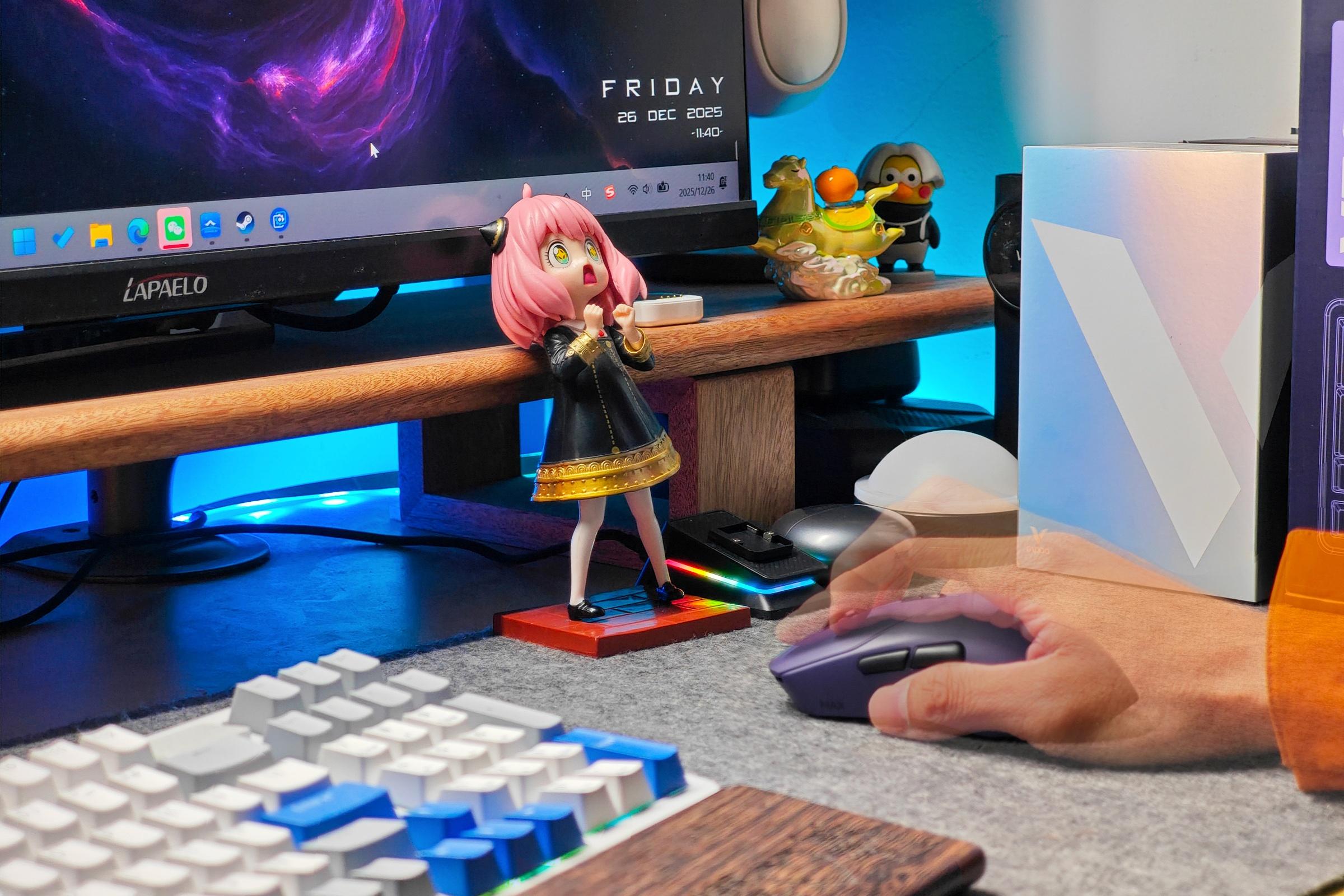 超能最强续航无线键鼠搭档：雷柏VT9 MAX +V700DIY-98长续航版真香