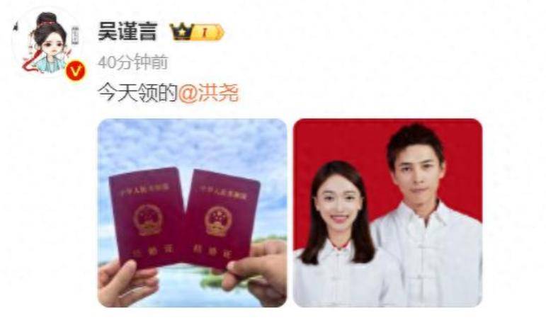 偶遇吴谨言夫妇，和洪尧穿拖鞋出门吃披萨，打扮都好朴素